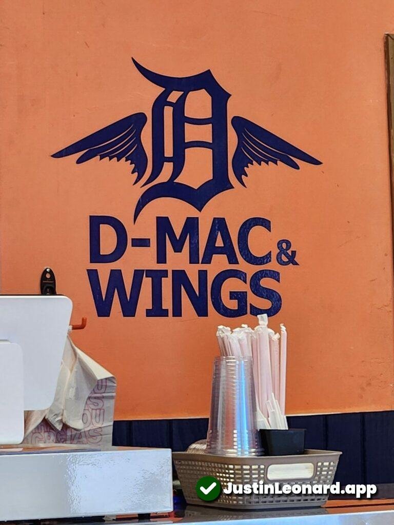 D-Mac & Wings Logo at the Mesa Arizona location